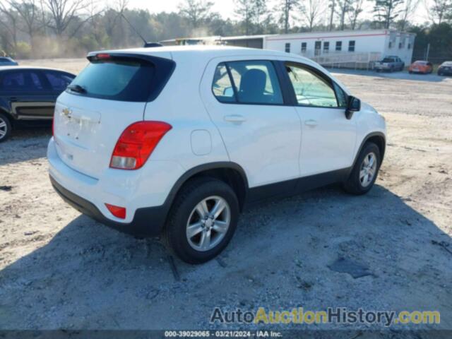 CHEVROLET TRAX LS, 3GNCJNSB0HL228592