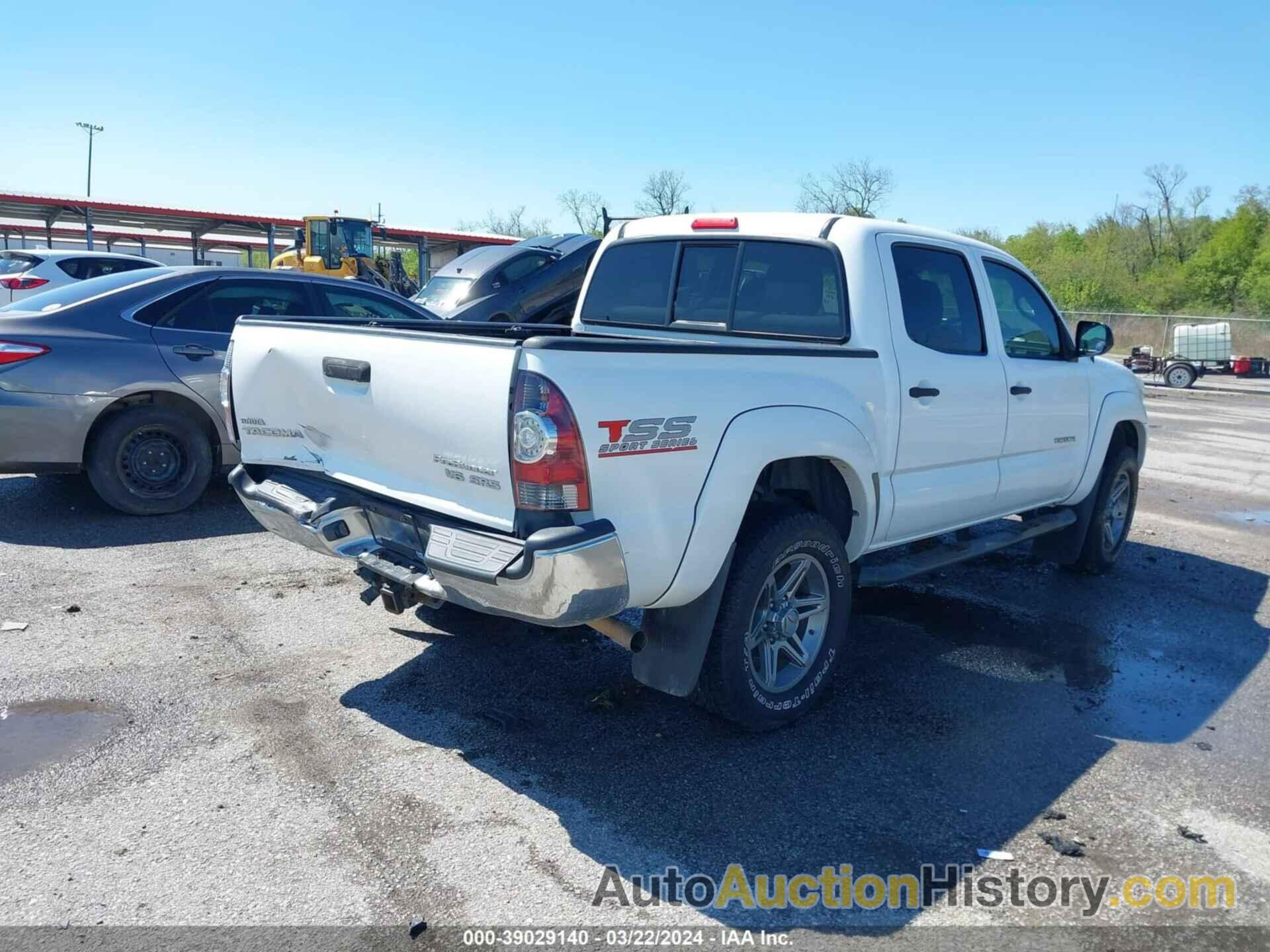 TOYOTA TACOMA PRERUNNER V6, 5TFJU4GN9DX034789