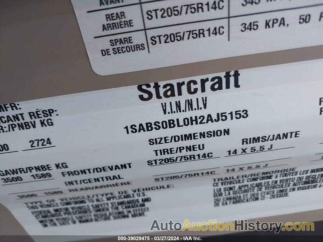 STARCRAFT AR-1 MAXX 21FB, 1SABS0BL0H2AJ5153