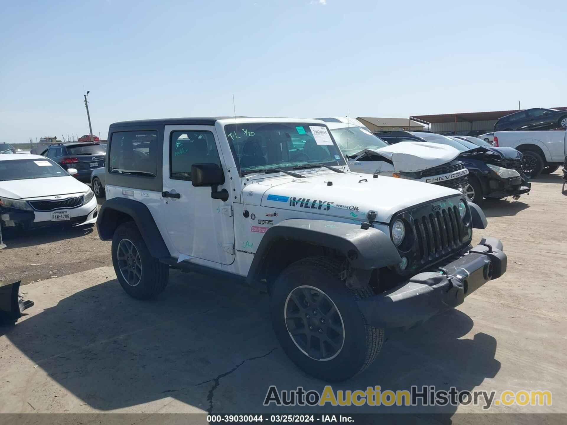 JEEP WRANGLER JK WILLY WHEELER 4X4, 1C4AJWAG0JL861078