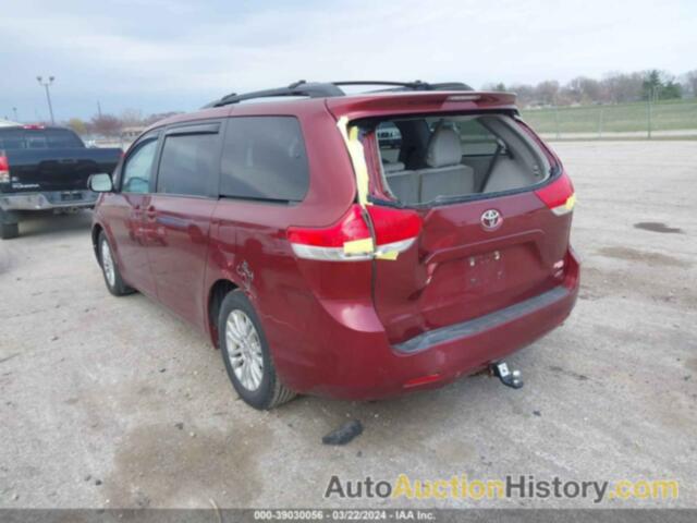 TOYOTA SIENNA XLE V6 8 PASSENGER, 5TDYK3DC1CS236029