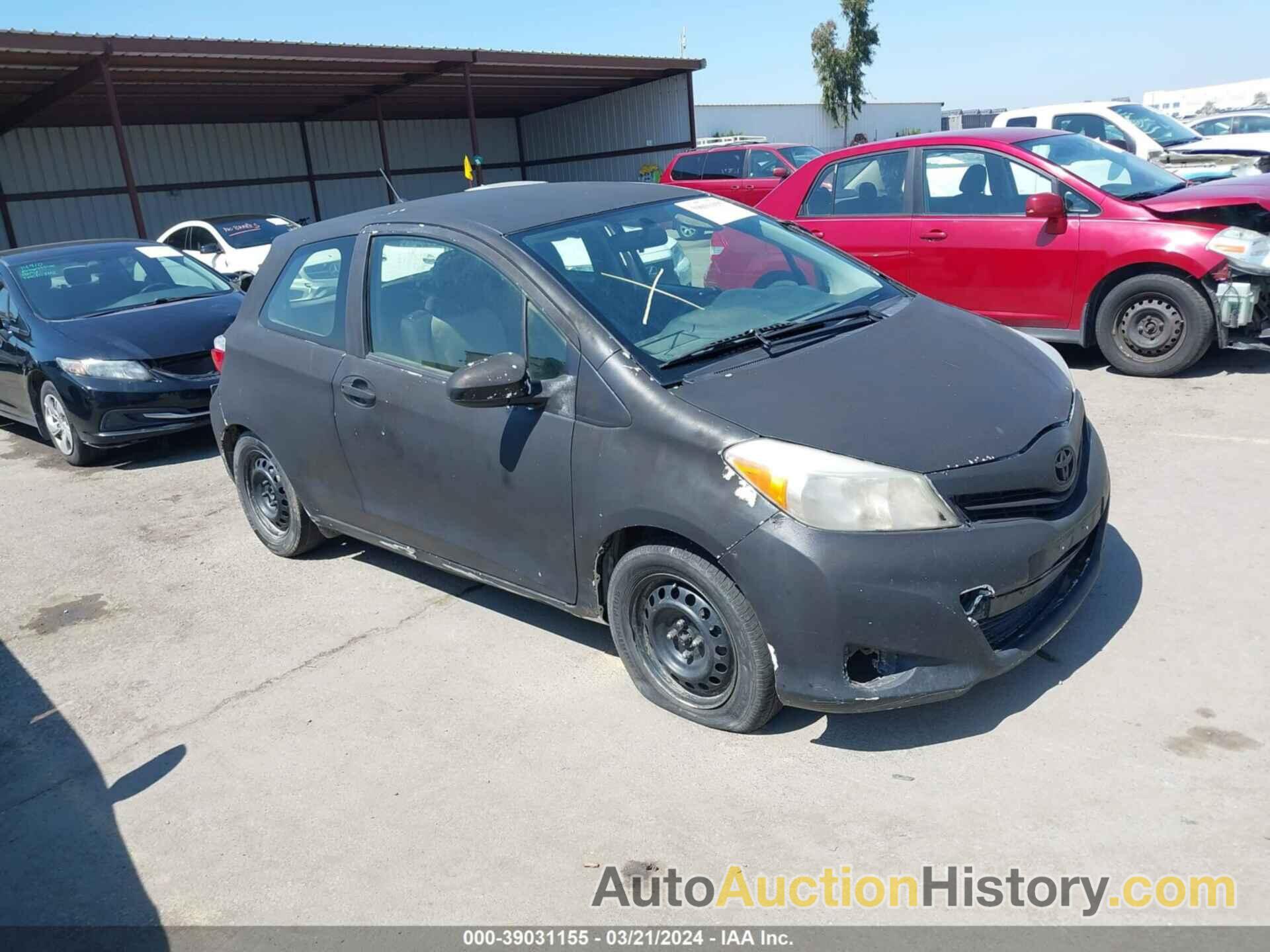 TOYOTA YARIS, JTDJTUD3XCD536734