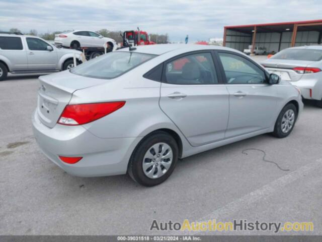 HYUNDAI ACCENT SE, KMHCT4AE6GU115562