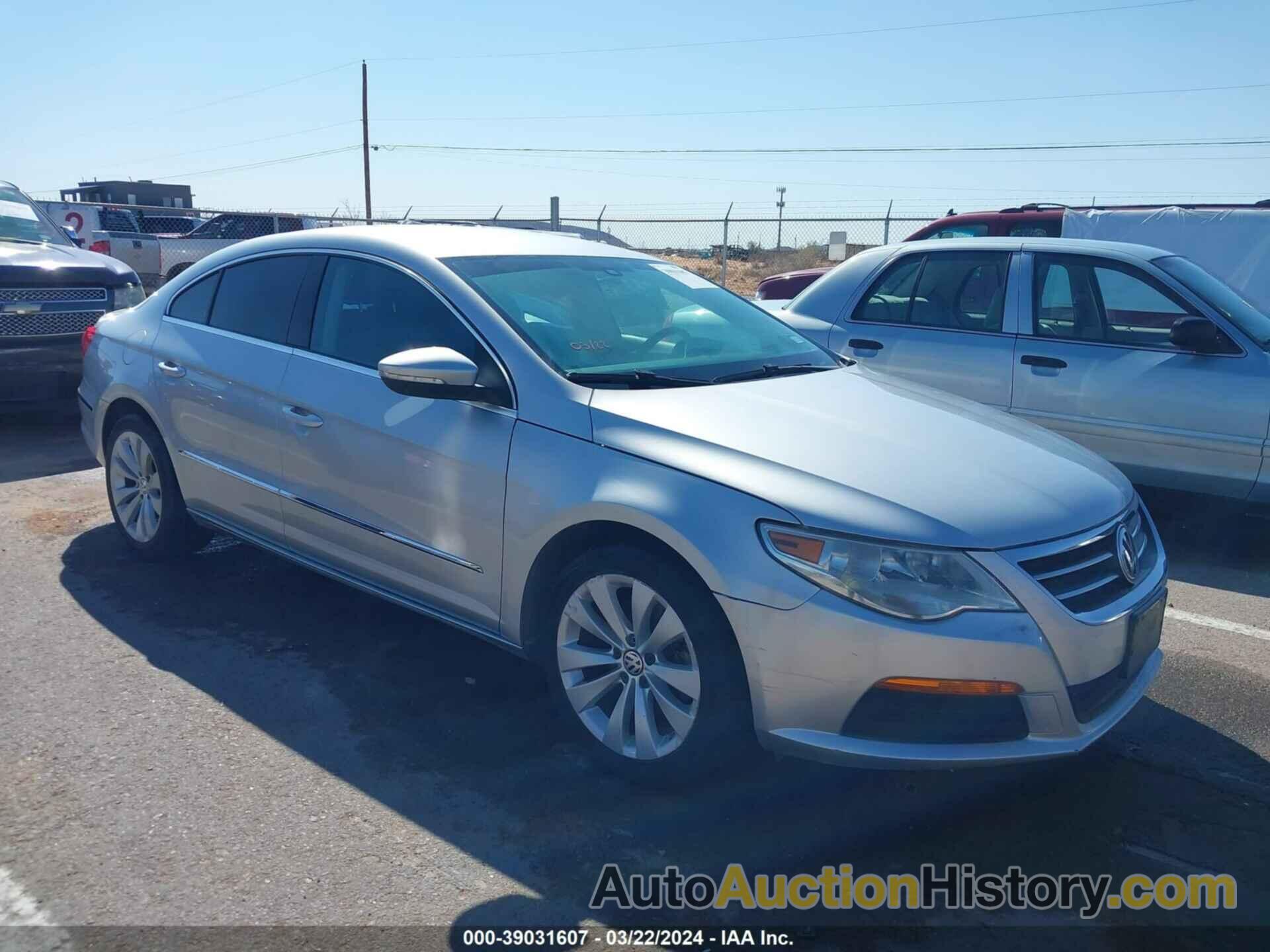 VOLKSWAGEN CC SPORT, WVWMP7AN6CE506505