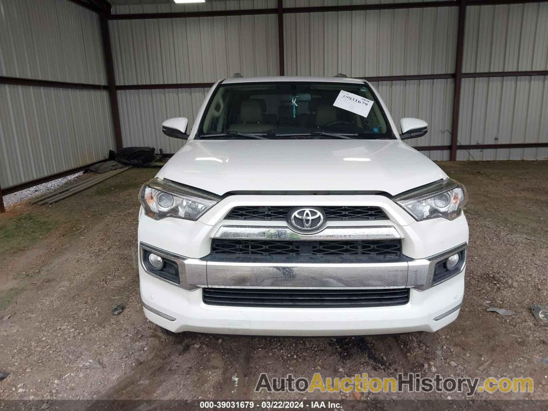 TOYOTA 4RUNNER LIMITED, JTEBU5JR1G5406384