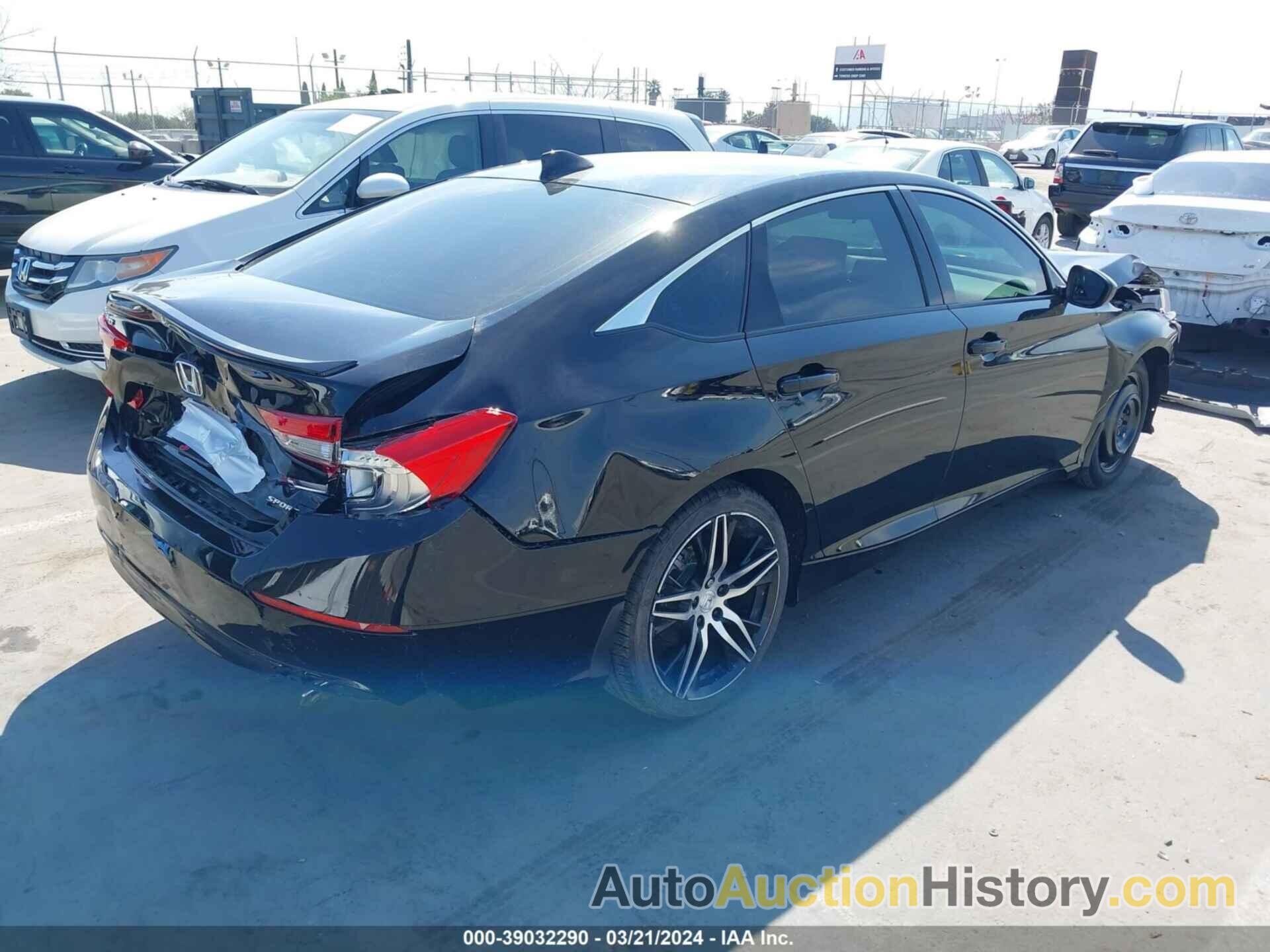 HONDA ACCORD SPORT, 1HGCV1F37NA105983