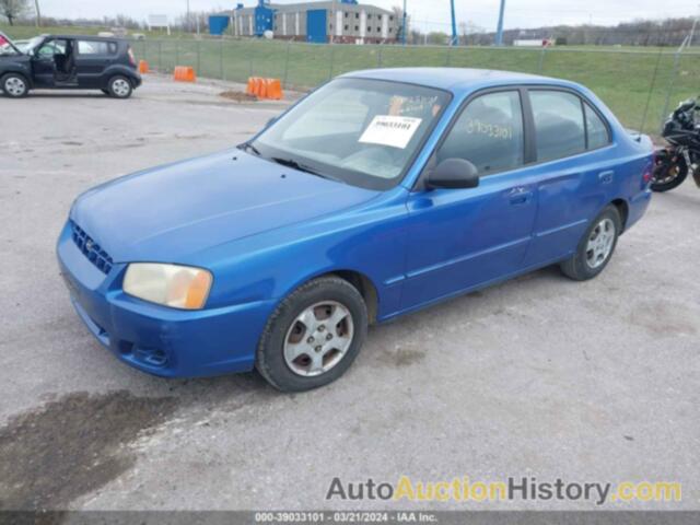 HYUNDAI ACCENT GL, KMHCG45C72U339090