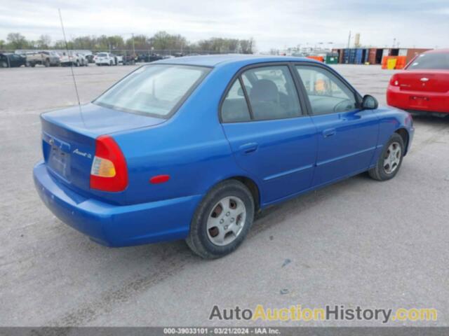 HYUNDAI ACCENT GL, KMHCG45C72U339090