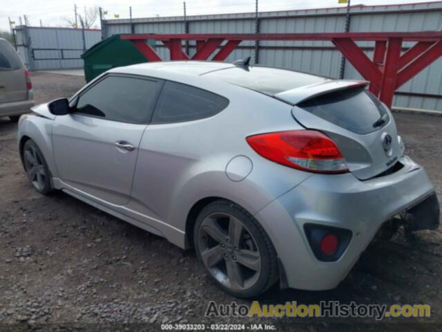 HYUNDAI VELOSTER TURBO W/BLUE, KMHTC6AE6EU206873