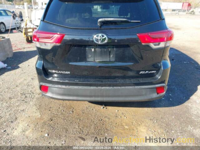 TOYOTA HIGHLANDER SE/XLE, 5TDJZRFH4HS454062