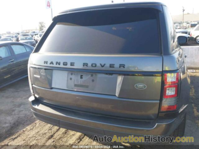 LAND ROVER RANGE ROVER 5.0L V8 SUPERCHARGED, SALGS2EF6GA265486