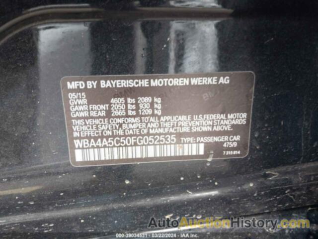 BMW 428 GRAN COUPE, WBA4A5C50FG052535
