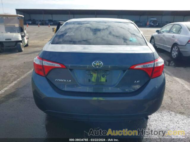 TOYOTA COROLLA LE, 2T1BURHE1GC674594