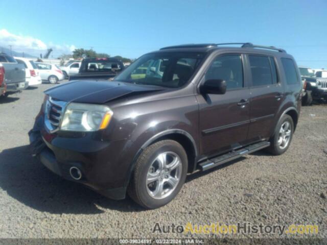 HONDA PILOT EX-L, 5FNYF4H59DB040609