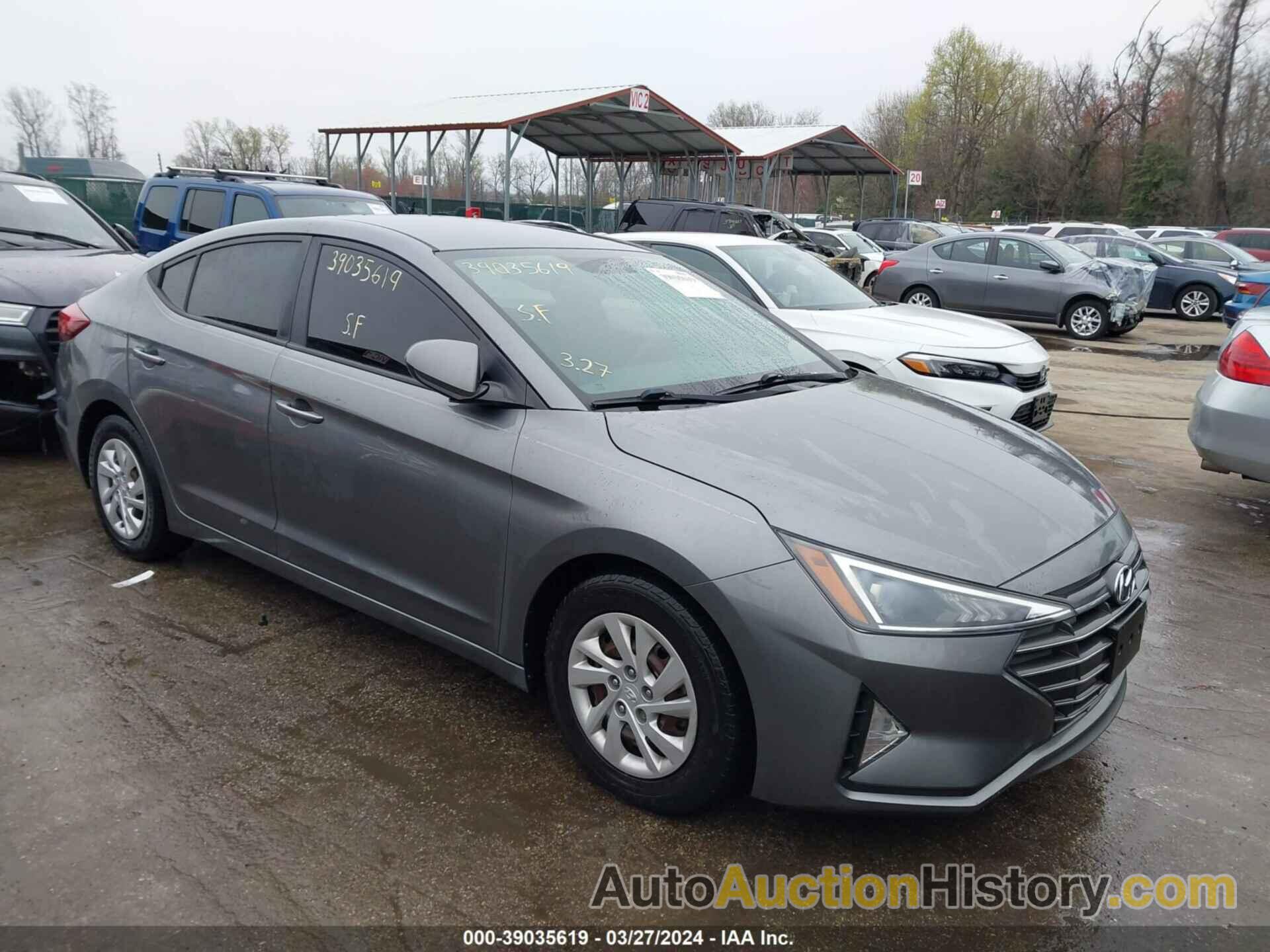 HYUNDAI ELANTRA SE, 5NPD74LF3KH445312