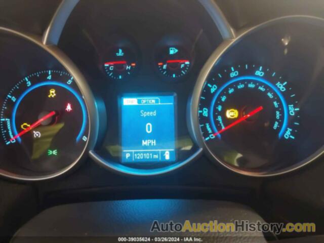 CHEVROLET CRUZE 2LT AUTO, 1G1PE5SB8D7153534