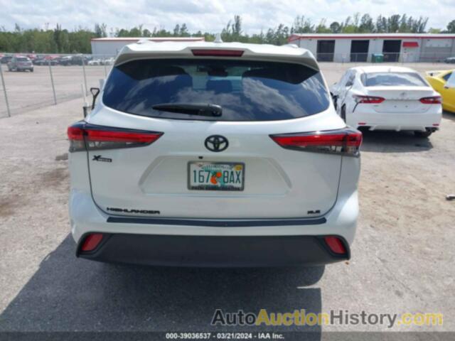 TOYOTA HIGHLANDER XLE, 5TDGZRAH0NS554706