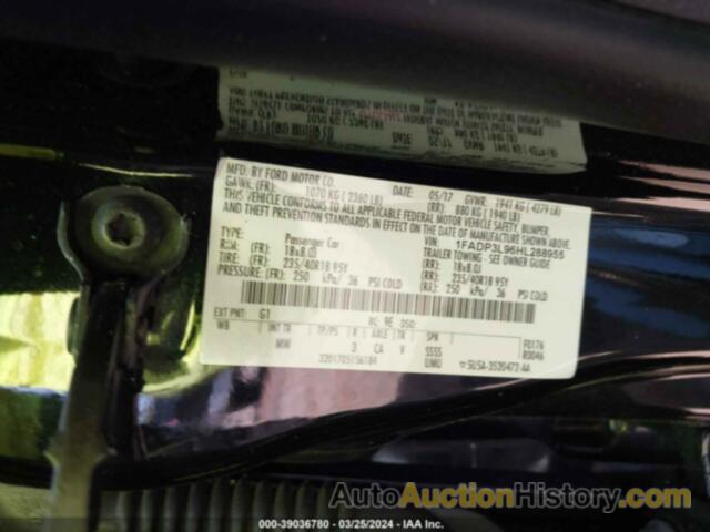 FORD FOCUS ST, 1FADP3L96HL288955