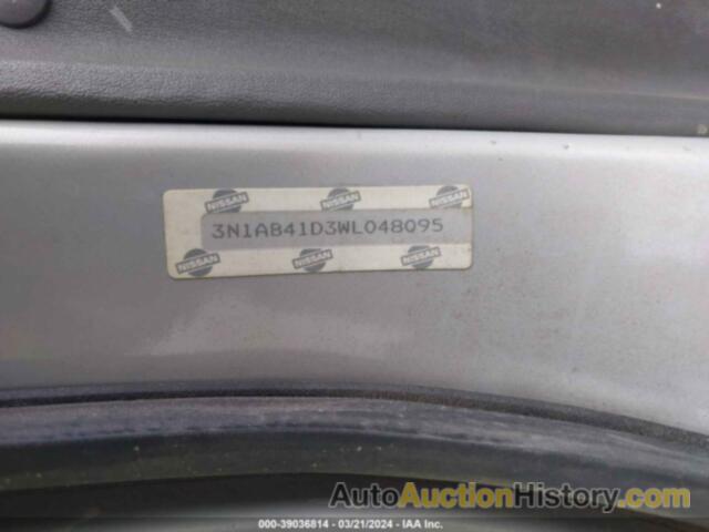 NISSAN SENTRA GXE/XE, 3N1AB41D3WL048095