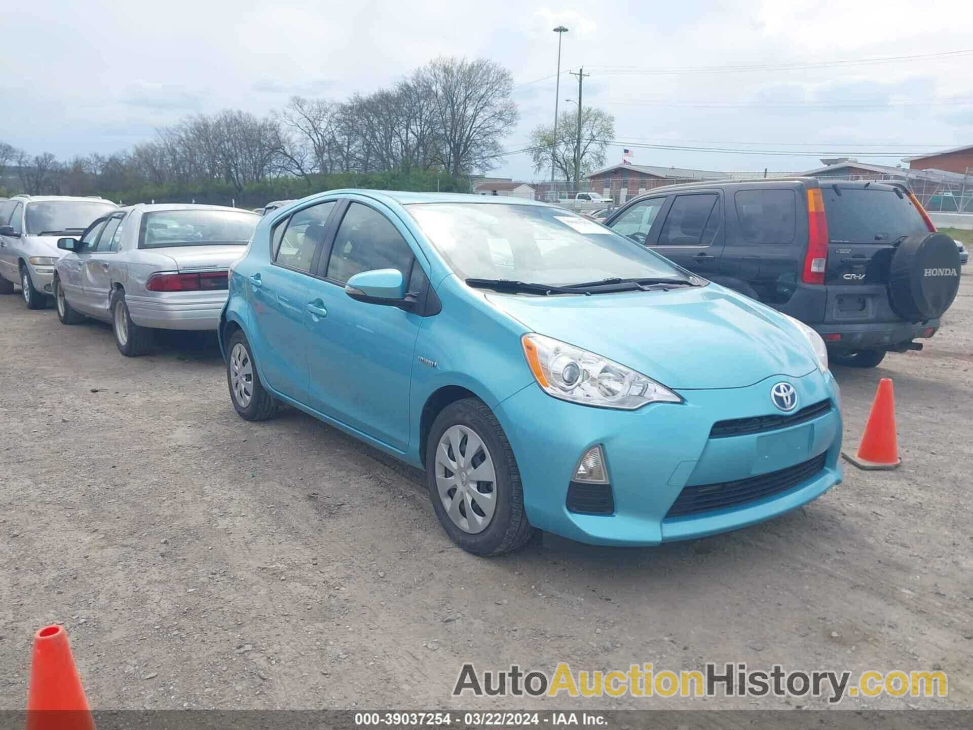 TOYOTA PRIUS C ONE, JTDKDTB33E1064458