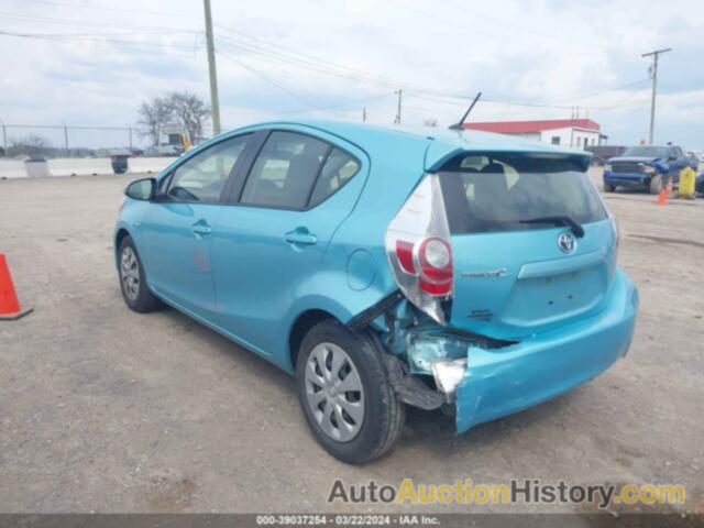 TOYOTA PRIUS C ONE, JTDKDTB33E1064458