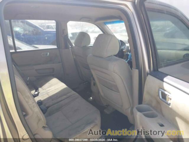 HONDA PILOT LX, 5FNYF3H29BB034290