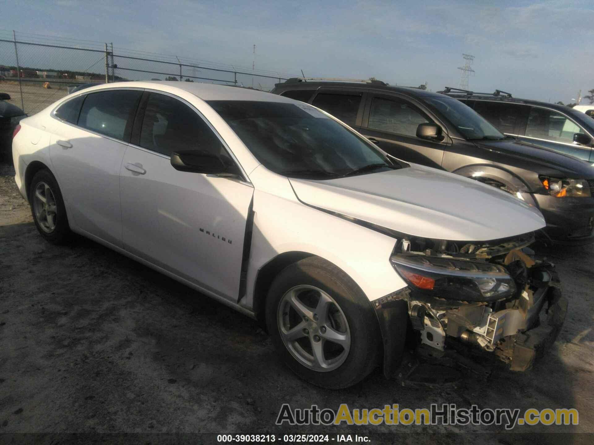 CHEVROLET MALIBU 1LS, 1G1ZB5ST1JF184412