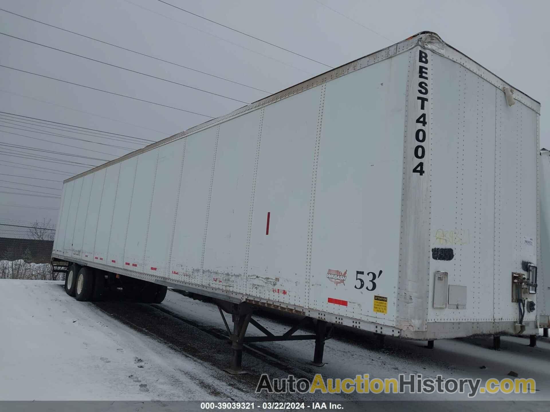 WABASH NATIONAL CORP DRY VAN, 1JJV532WX5L921648