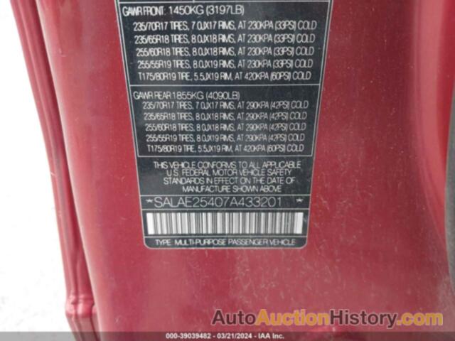 LAND ROVER LR3 V8 SE, SALAE25407A433201