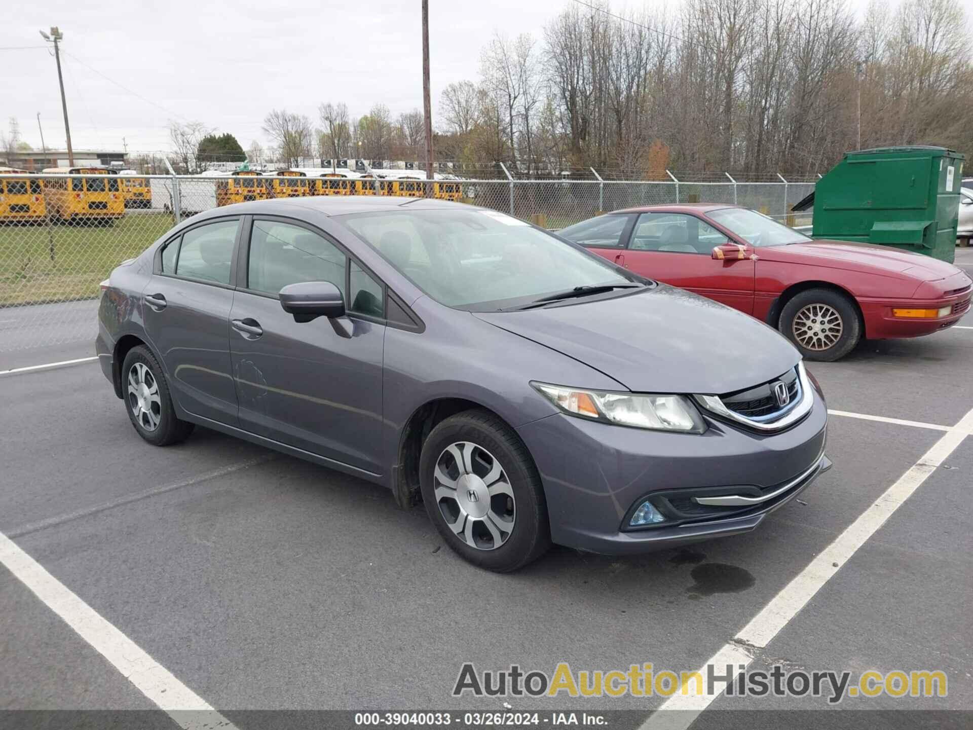 HONDA CIVIC HYBRID, 19XFB4F36EE000323