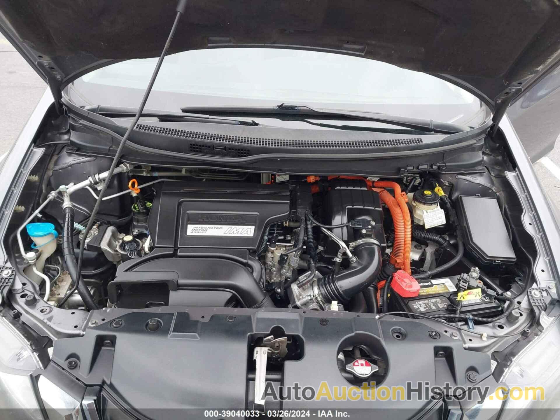 HONDA CIVIC HYBRID, 19XFB4F36EE000323