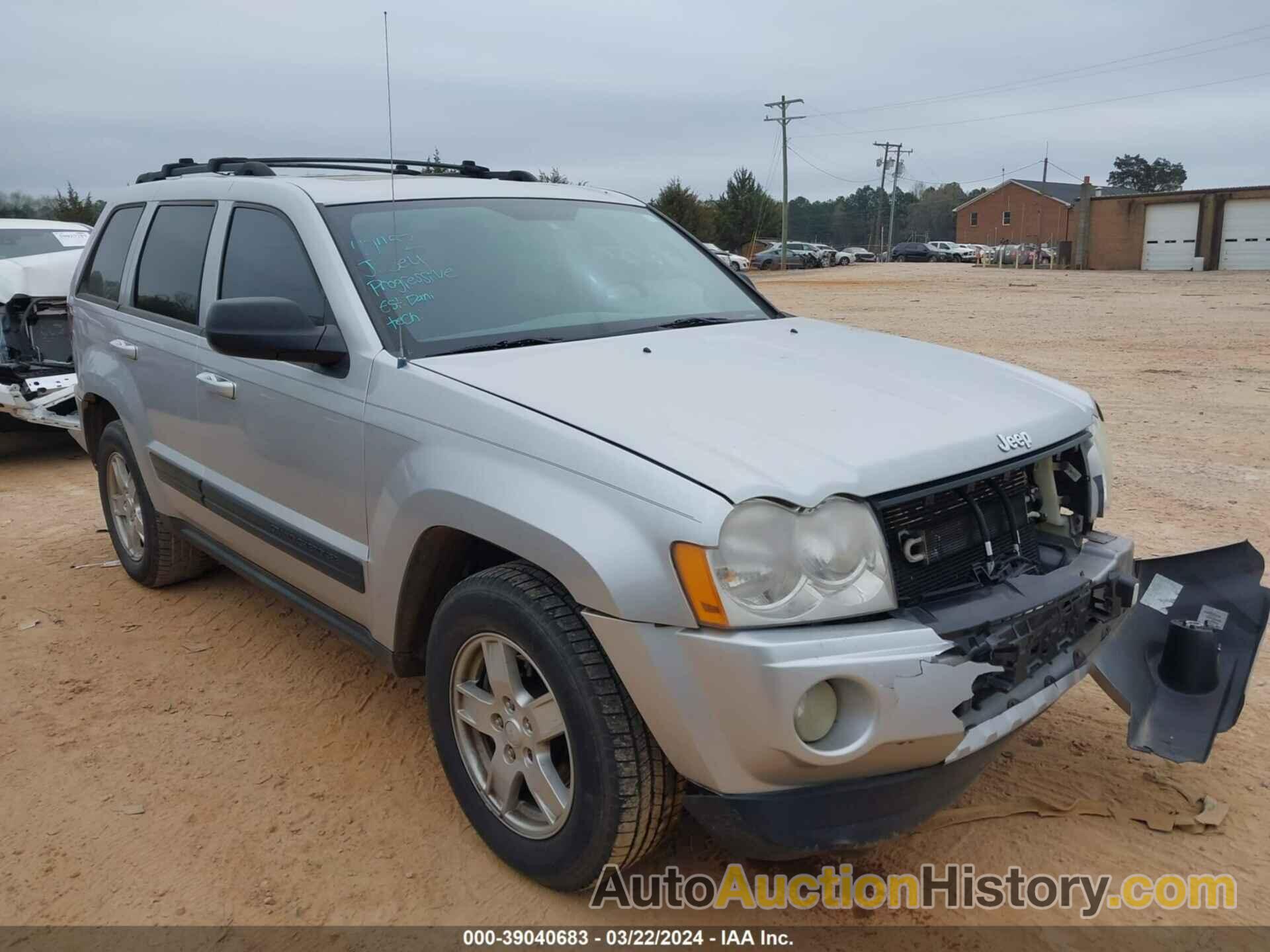 JEEP GRAND CHEROKEE LAREDO, 1J4GR48K86C243171