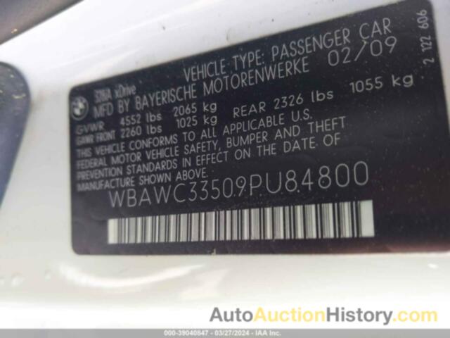 BMW 328 XI, WBAWC33509PU84800