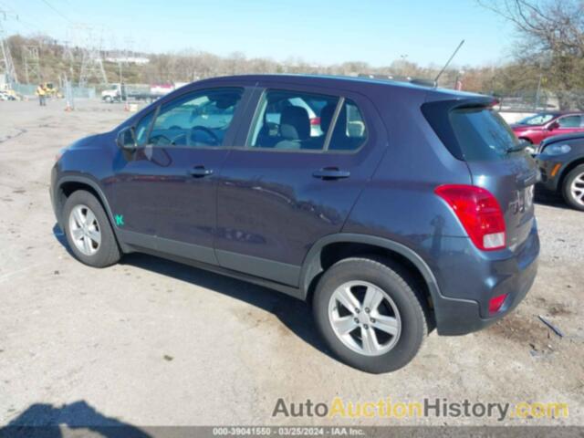 CHEVROLET TRAX LS, 3GNCJKSB1KL259520