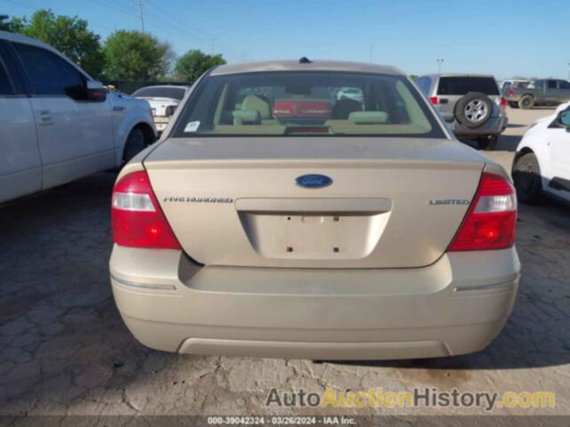 FORD FIVE HUNDRED LIMITED, 1FAFP25127G109196