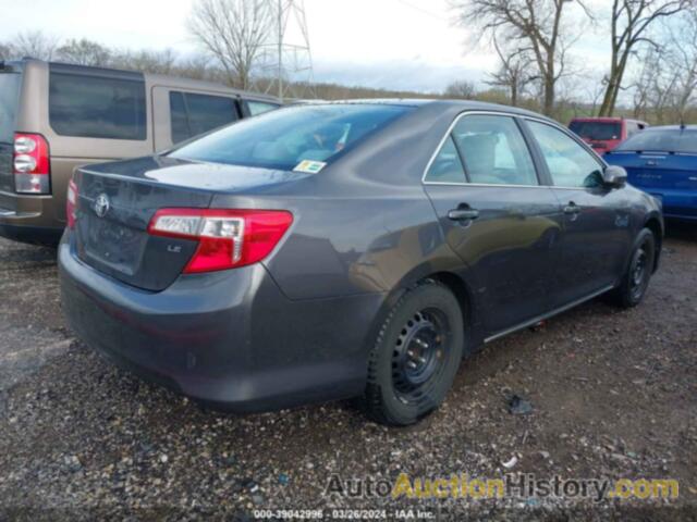 TOYOTA CAMRY LE, 4T4BF1FK8CR216733