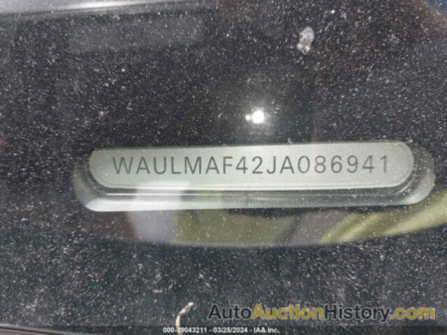 AUDI A4 2.0T TECH ULTRA PREMIUM/2.0T ULTRA PREMIUM, WAULMAF42JA086941