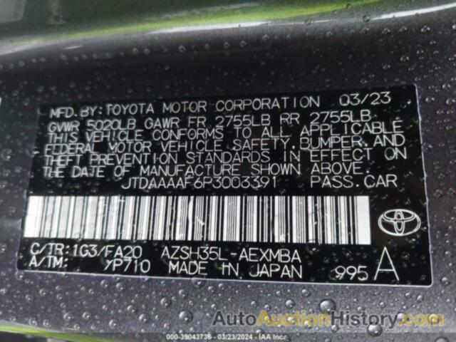 TOYOTA CROWN XLE, JTDAAAAF6P3003391