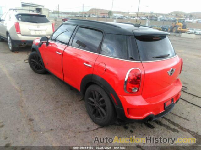 MINI COOPER S COUNTRYMAN, WMWZC5C54CWM13072