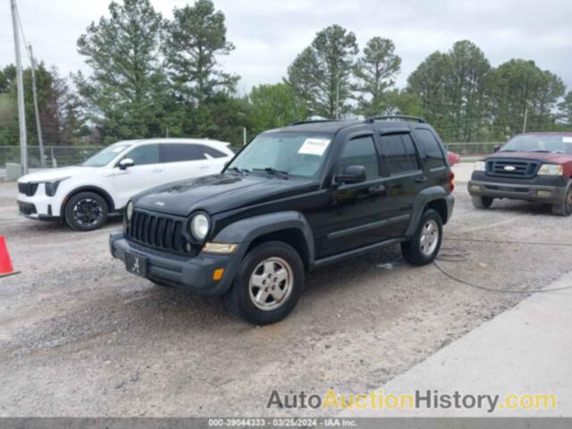 JEEP LIBERTY SPORT, 1J4GK48K97W576323