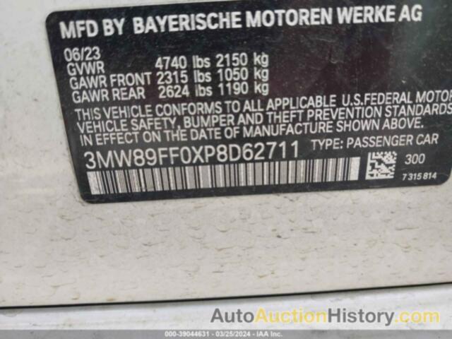 BMW 330I XDRIVE, 3MW89FF0XP8D62711