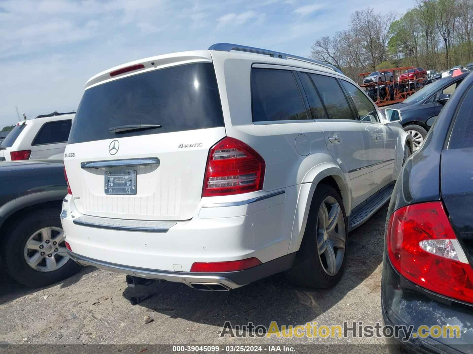 MERCEDES-BENZ GL 550 4MATIC, 4JGBF8GE6BA708432