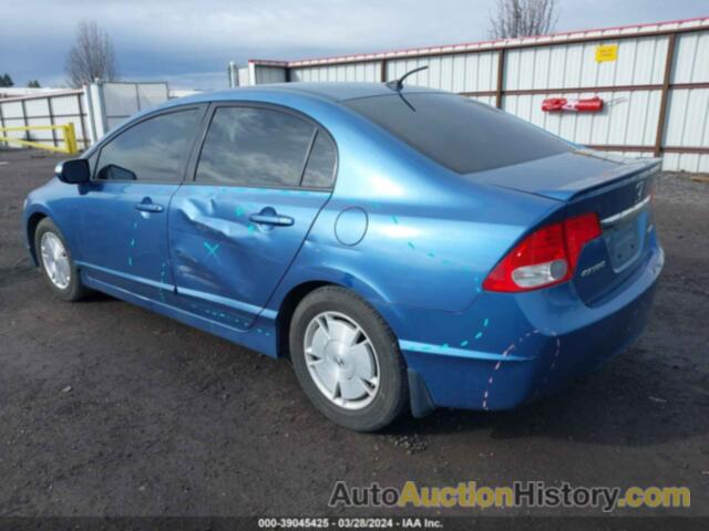 HONDA CIVIC HYBRID, JHMFA36269S001557