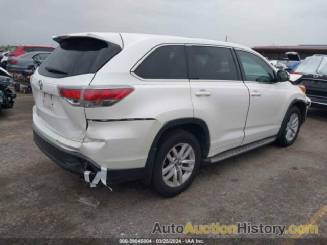 TOYOTA HIGHLANDER LE, 5TDZARFH6GS020850