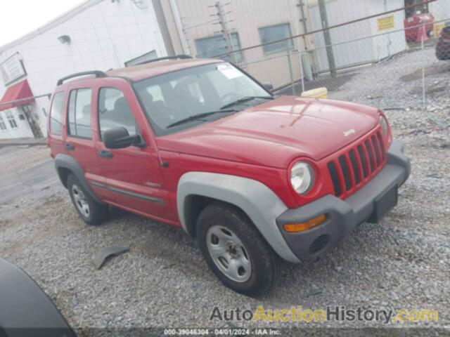 JEEP LIBERTY SPORT, 1J4GL48K24W159764