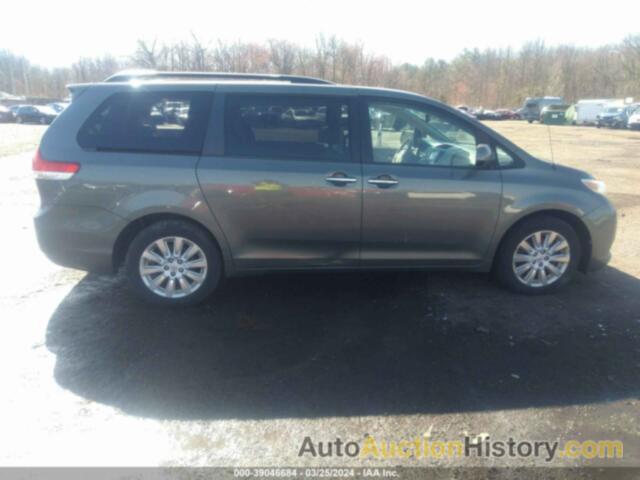 TOYOTA SIENNA XLE 7 PASSENGER, 5TDDK3DC1ES079104