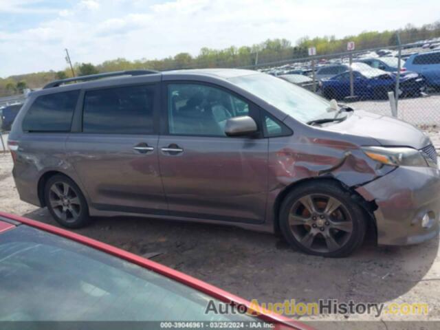 TOYOTA SIENNA SE 8 PASSENGER, 5TDXK3DC9GS726994