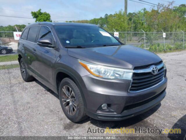 TOYOTA HIGHLANDER XLE V6, 5TDKKRFHXGS128080