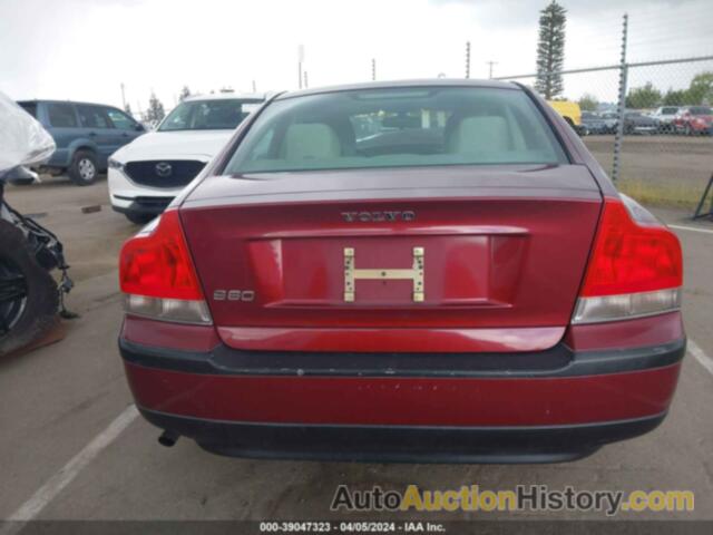 VOLVO S60 2.4, YV1RS64A042394319