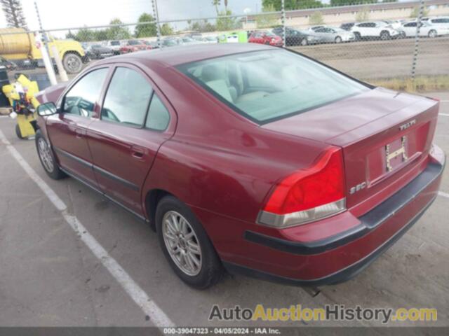 VOLVO S60 2.4, YV1RS64A042394319